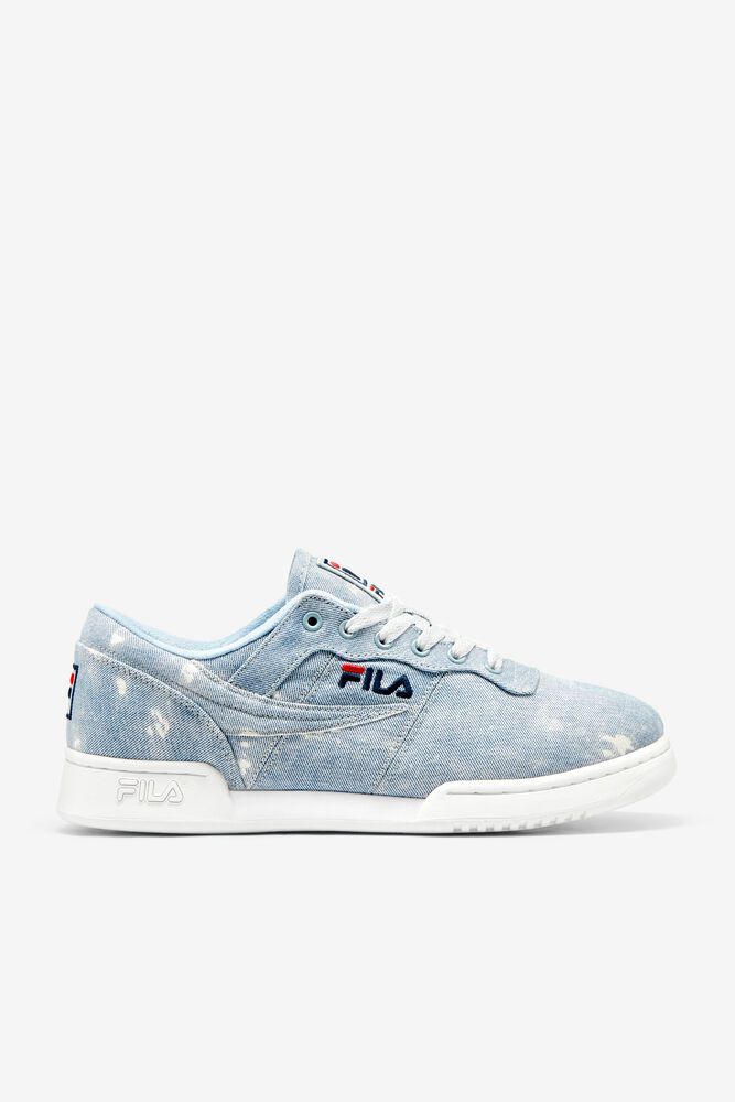 Fila Trainers Mens Blue Original Fitness Denim - Ireland 84027-HWBR